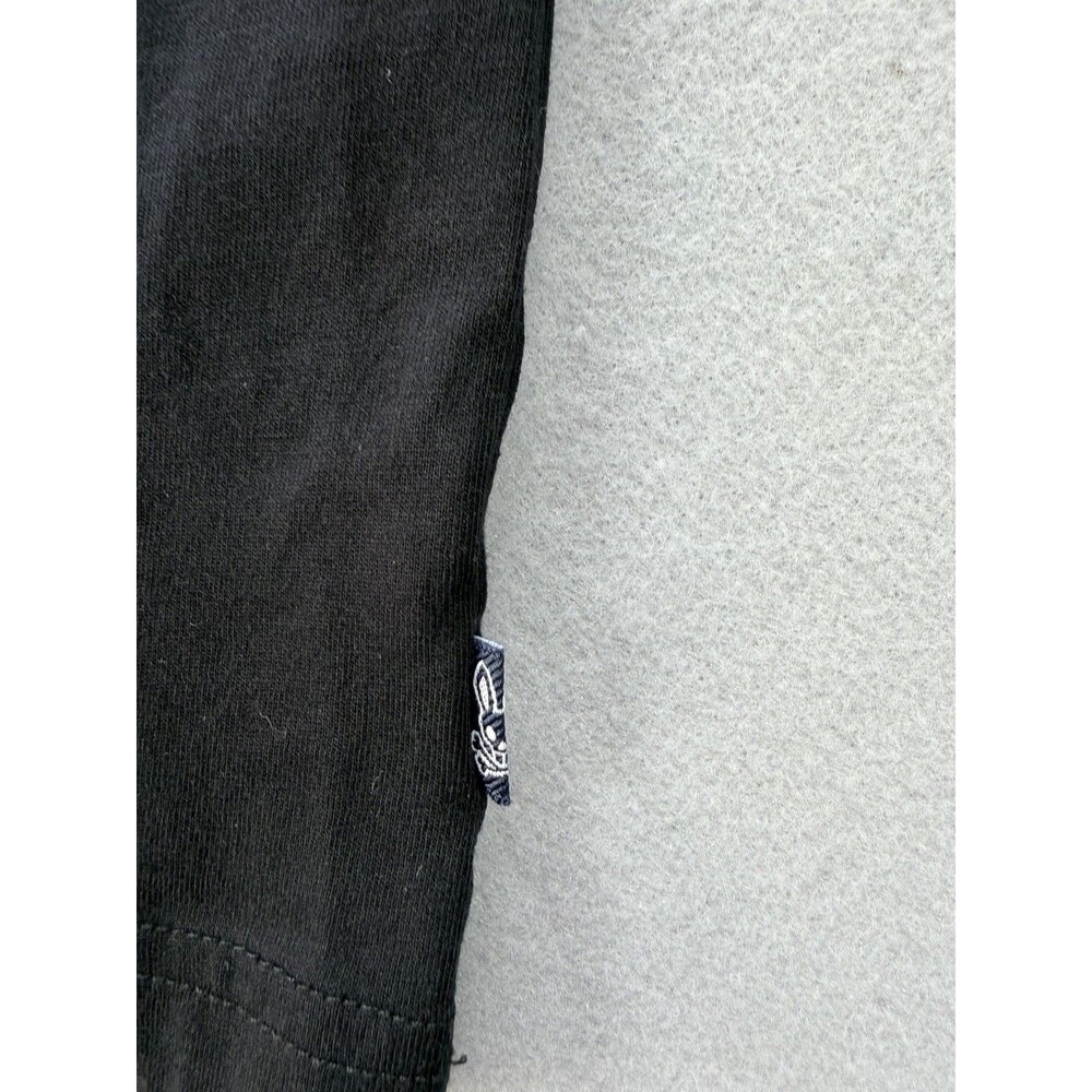 Psycho Bunny Black Long Sleeve Pima Cotton Tee Small 4 Embroidered Logo Back - Picture 6 of 11